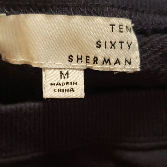 Ten Six Sherman Dip Dye Cropped Sweatshirt Size‎ Medium NWT - Picture 3 of 5